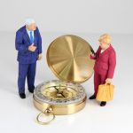 Compass Direction Miniature Figures