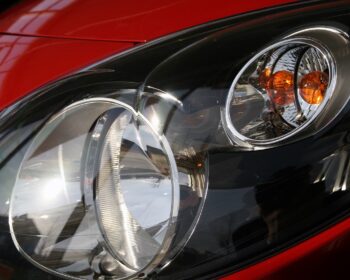 headlights, renault twingo, red