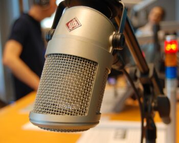 on air, microphone, radio