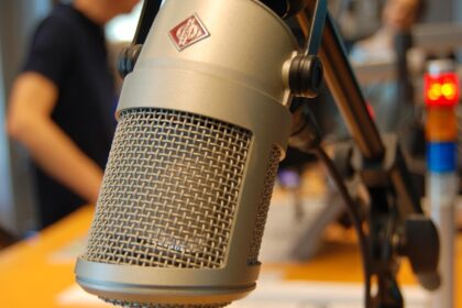 on air, microphone, radio