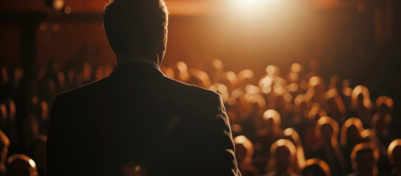 concert, people, silhouette