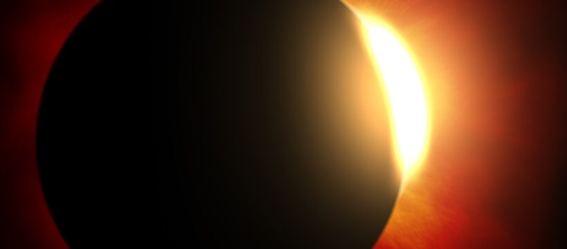 solar eclipse, sun, night sky