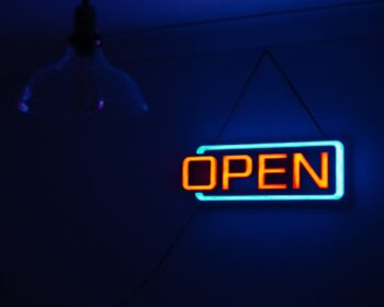 open sign, neon lights, illuminated, signage, dark, light, neon, neon sign, open, sign, open sign, neon, neon, neon, neon, open, open, open, open, open